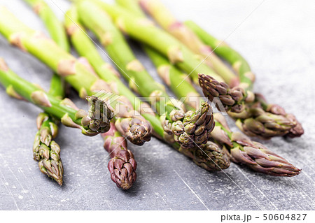Fresh asparagus closeup 50604827
