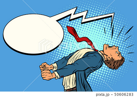 panic businessman screaming panic businessman screaming 50606283