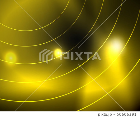 Dark space with neon color glowing lights abstract background Dark space with neon color glowing lights abstract background 50606391