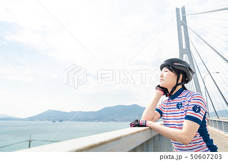 尾道 しまなみ街道 ロードバイク 多々羅大橋 尾道 しまなみ街道 ロードバイク 多々羅大橋 50607203