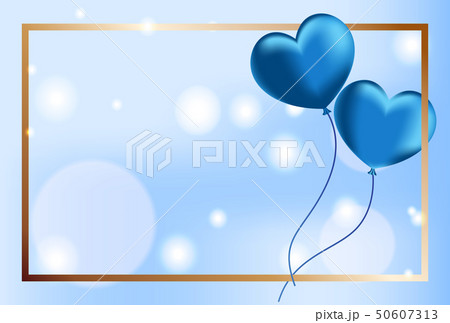 Abstract background with flying balloons 50607313