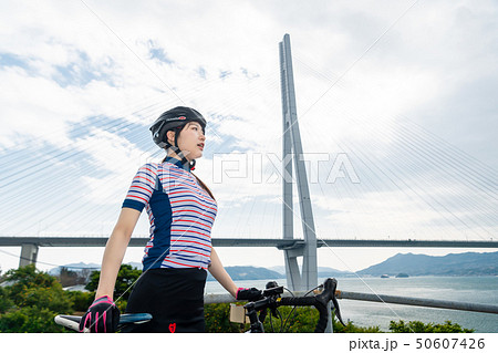 尾道 しまなみ街道 ロードバイク 多々羅大橋 50607426