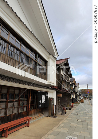 北海道　江差　中村家住宅といにしえ街道の街並み 50607637