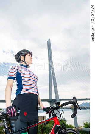尾道 しまなみ街道 ロードバイク 多々羅大橋 尾道 しまなみ街道 ロードバイク 多々羅大橋 50607874