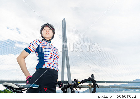 尾道 しまなみ街道 ロードバイク 多々羅大橋 尾道 しまなみ街道 ロードバイク 多々羅大橋 50608022