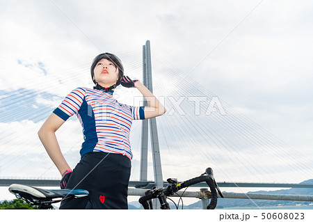 尾道 しまなみ街道 ロードバイク 多々羅大橋 50608023