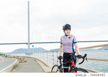 尾道 しまなみ街道 ロードバイク 多々羅大橋 尾道 しまなみ街道 ロードバイク 多々羅大橋 50608385