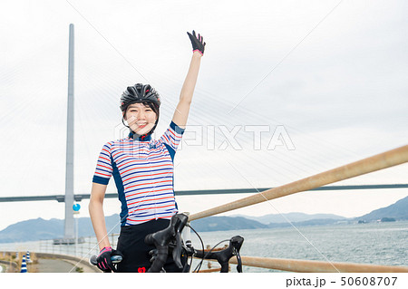 尾道 しまなみ街道 ロードバイク 多々羅大橋 尾道 しまなみ街道 ロードバイク 多々羅大橋 50608707