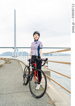 尾道 しまなみ街道 ロードバイク 多々羅大橋 尾道 しまなみ街道 ロードバイク 多々羅大橋 50608712