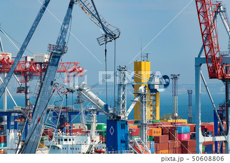 Industrial port in Odessa, Ukraine, May 4, 2019 Industrial port in Odessa, Ukraine, May 4, 2019 50608806