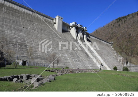 定山渓ダムの堤体 定山渓ダムの堤体 50608928