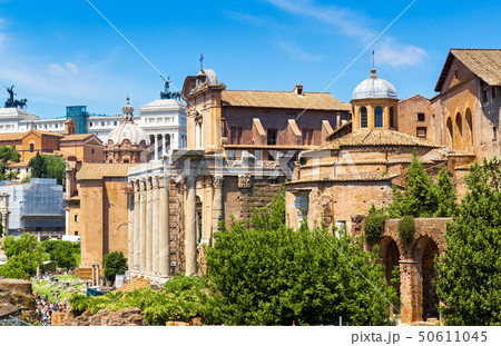 Roman Forum in summer, Rome, Italy Roman Forum in summer, Rome, Italy 50611045