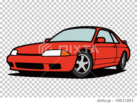 懐かしめ国産スポーツカー　自動車イラスト 50611891