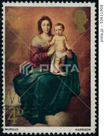 Vintage stamp printed in Great Britain 1970, shows Vintage stamp printed in Great Britain 1970, shows 50611908