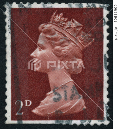 Vintage stamp printed in Great Britain 1968 shows Vintage stamp printed in Great Britain 1968 shows 50611909