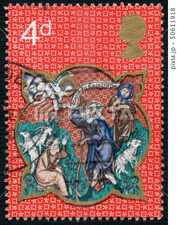 Vintage stamp printed in Great Britain 1970, is Vintage stamp printed in Great Britain 1970, is 50611918