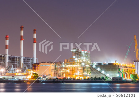 Power plant during the evening 50612101