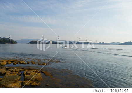 来島海峡・しまなみ海道・来島海峡大橋・五月・青空・快晴・今治・全景・大島 来島海峡・しまなみ海道・来島海峡大橋・五月・青空・快晴・今治・全景・大島 50615195
