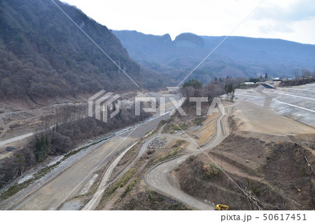 八ッ場ダムと付近の風景 八ッ場ダムと付近の風景 50617451