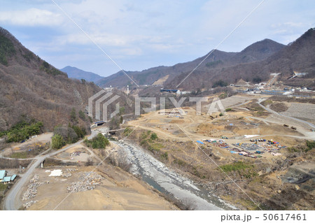 八ッ場ダムと付近の風景 八ッ場ダムと付近の風景 50617461