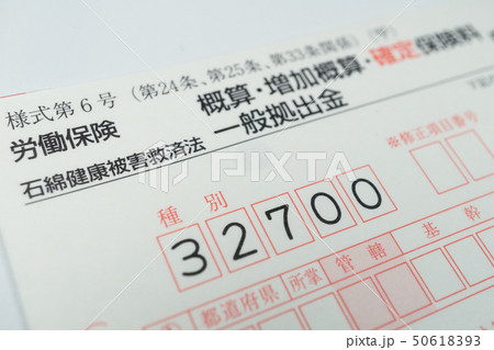 労働保険の申告書 労働保険の申告書 50618393