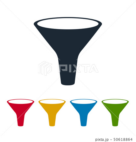 Funnel flat icon Funnel flat icon 50618864