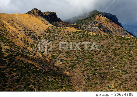 安達太良山山頂から見る船明神山 安達太良山山頂から見る船明神山 50624389