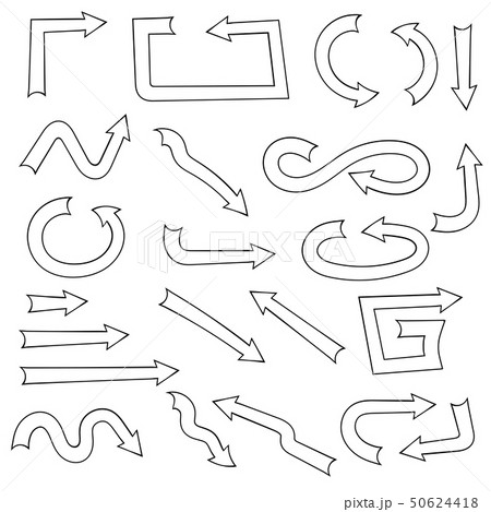 Arrows. Hand drawn doodle 50624418