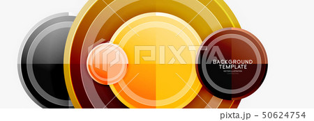 Circular pattern, abstract circles composition 50624754