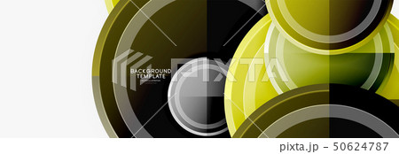 Circle geometric abstract background template for web banner, business presentation, branding Circle geometric abstract background template for web banner, business presentation, branding 50624787