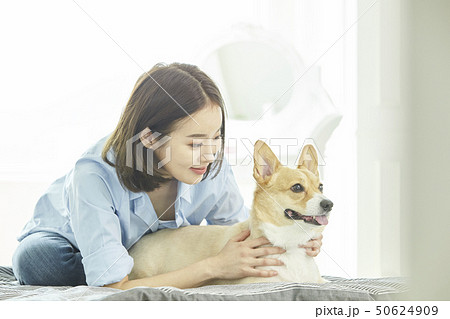 犬 子犬 女性 50624909