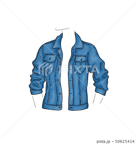 DRAWING DENIM-BLOUSON - ブルゾン