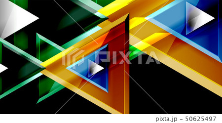 Triangle abstract background - Stock Illustration [50625497] - PIXTA