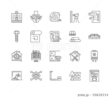 Estate planning line icons, signs, vector set, outline illustration concept Estate planning line icons, signs, vector set, outline illustration concept 50626554