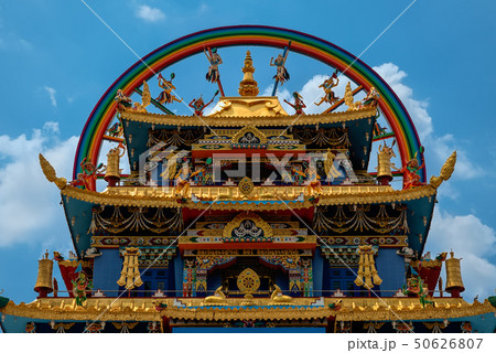 Sculpture architecture of Namdroling Monastery Sculpture architecture of Namdroling Monastery 50626807
