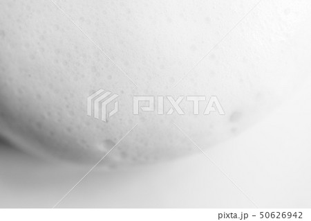 White smooth foam soap form abstract background 50626942