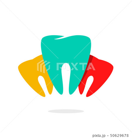 Abstract teeth dental care vector logo Abstract teeth dental care vector logo 50629678