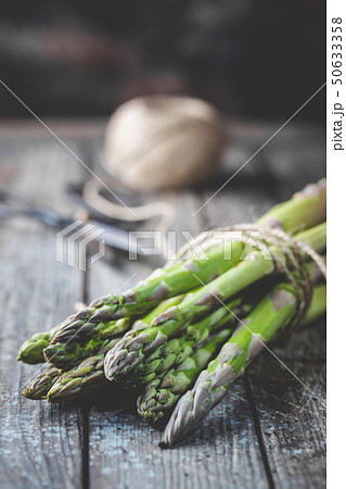 Bunch of fresh asparagus Bunch of fresh asparagus 50633358