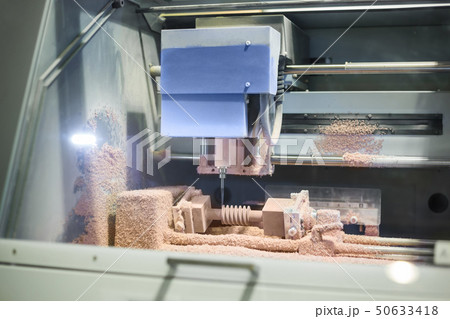 Milling machine during work 50633418