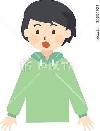 子供　口を開ける 50634923