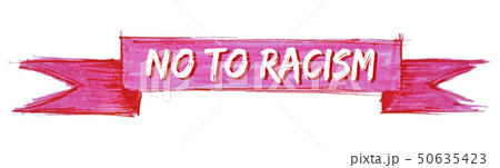 no to racism ribbon 50635423
