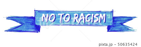 no to racism ribbon 50635424