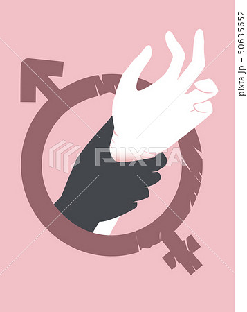 Hand Sexual Abuse Awareness Illustration 50635652
