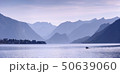 Wonderful view of norvegian fjord, Romsdalfjord near Andalsnes. Silver silhouettes. 50639060