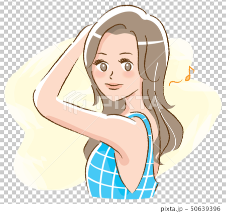 脇が綺麗な女性 50639396