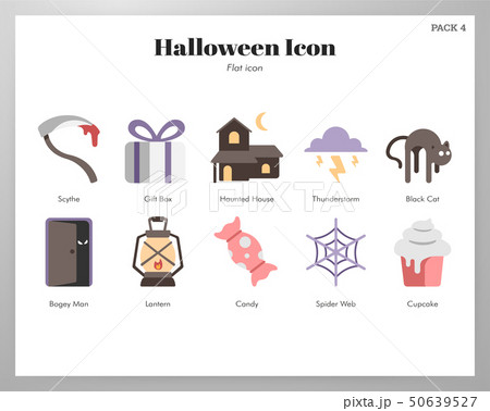 Halloween icons flat pack Halloween icons flat pack 50639527