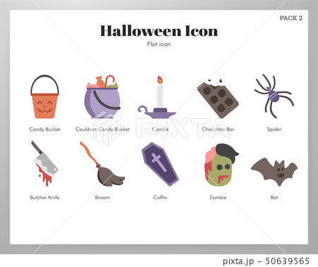 Halloween icons flat pack Halloween icons flat pack 50639565