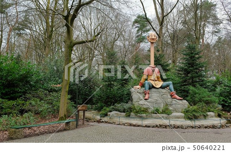 Efteling, Themepark in The Netherlands, Fairytale Forest, Longneck john attraction Efteling, Themepark in The Netherlands, Fairytale Forest, Longneck john attraction 50640221