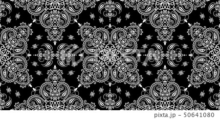 Seamless pattern based on ornament paisley Bandana Print. Vector ornament paisley Bandana Print Seamless pattern based on ornament paisley Bandana Print. Vector ornament paisley Bandana Print 50641080