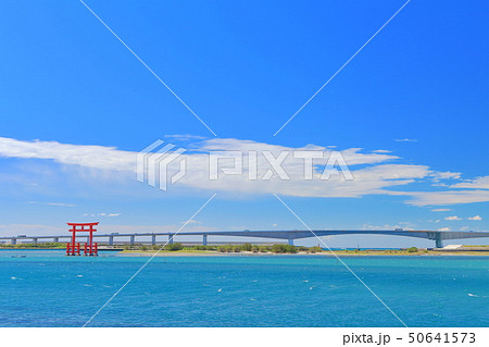 【静岡県】晴天下の弁天島海浜公園 50641573